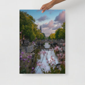 Cotton Candy Sky Amsterdam Poster